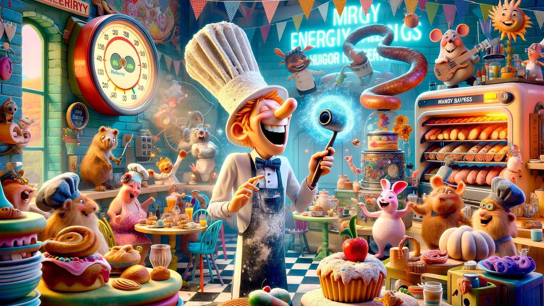 The Great EENOVA Adventure: Benny the Baker's Wacky Quest for Energy-Smart Snacks!