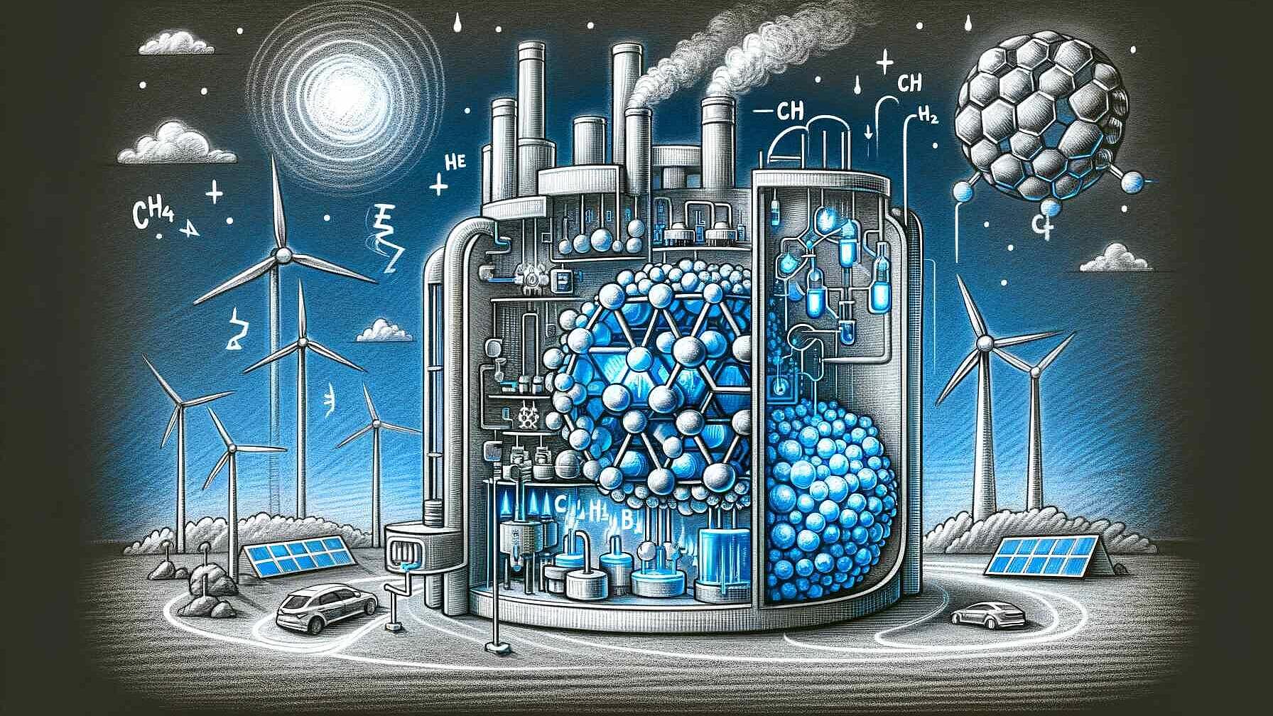 Katalytische Wasserstofferzeugung: Pionierarbeit für saubere Energie durch Methankracken