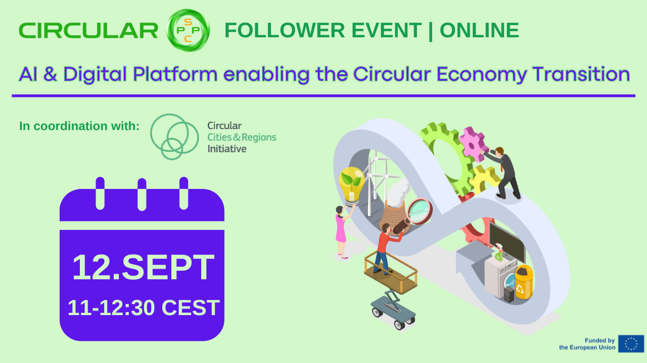 Evenement: AI &amp; Digitale Platformen die de Circulaire Economie Transitie mogelijk maken